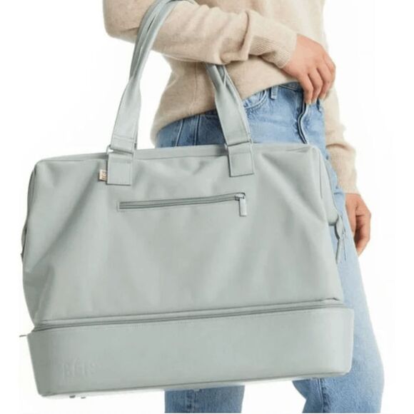 NWT BEIS Weekender bag in Slate Blue Grey - GONE FOR GOOD - Picture 2 of 7